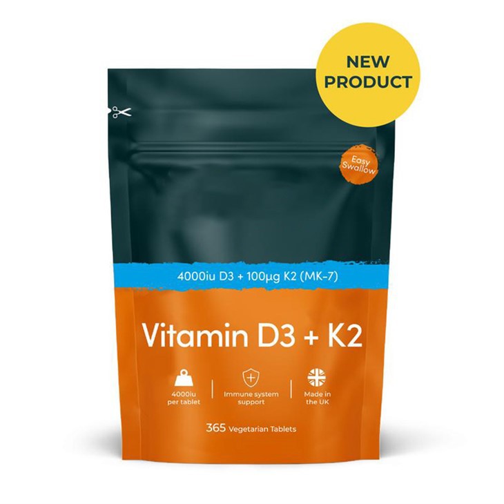 4000iu Vitamin D3 K2 Tablets