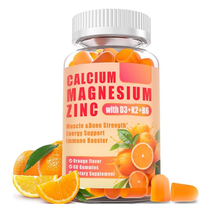Ασβέστιο Magnesium Zinc D3k2 Gummies