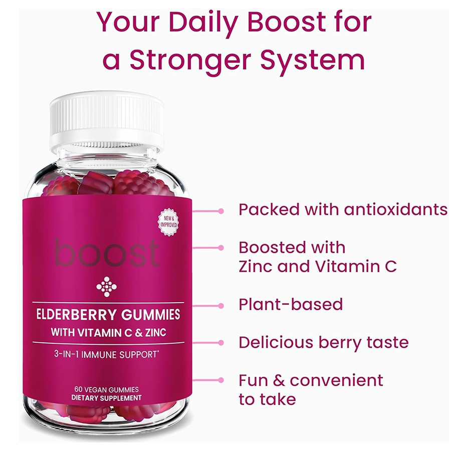 Boost 3 in 1 Elderberry Gummies: Daily Immune Support For A Vibrant, Healthy Family high quality Boost 3 in 1 Elderberry Gummies: Daily Immune Support For A Vibrant, Healthy Family high quality