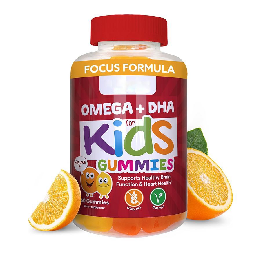 Focus Formula Omega DHA για την υποστήριξη των παιδιών Gummies Nature για την καλλιέργεια καρδιών μυαλών