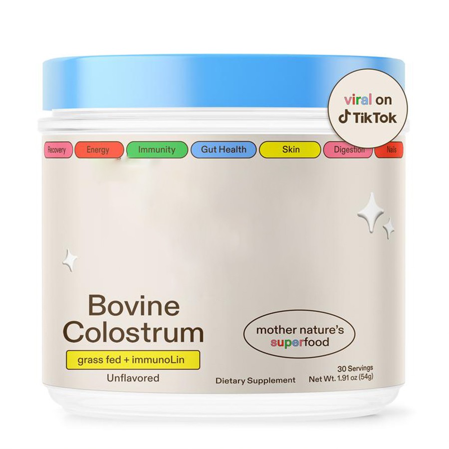 Το Colostrum Bostrum Fed με το χόρτο με πολυλειτουργική υπερηχητική άξονα της Immunolin Nature για ολιστική ευεξία