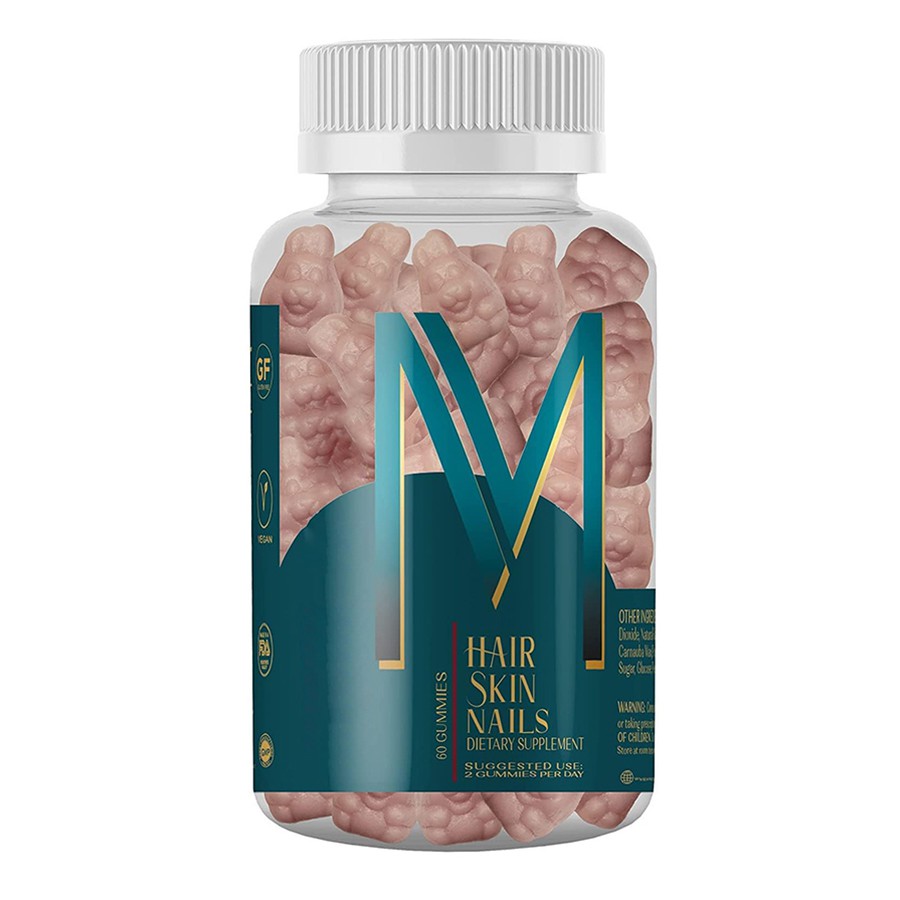 M μαλλιά δέρμα νύχι διατροφής συμπλήρωμα gummies multivitamin της φύσης για ζωντανά μαλλιά, λαμπερό δέρμα ισχυρά νύχια