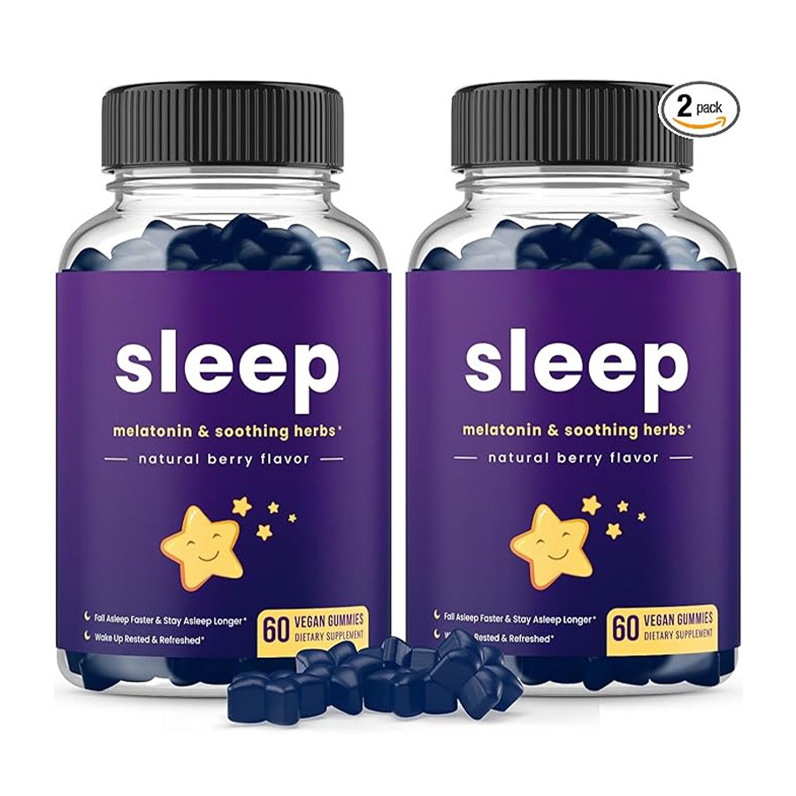 Sleep and Calm Melatonin Gummies για ενήλικες