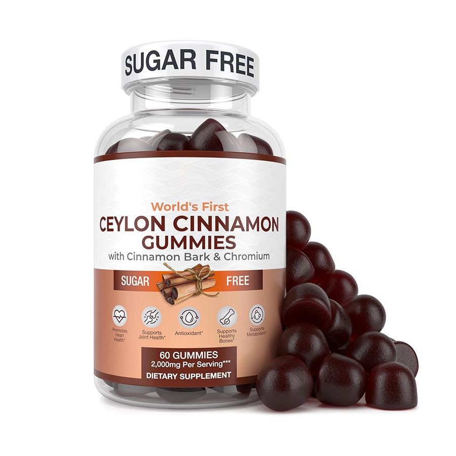 Χωρίς ζάχαρη Ceylon Cinnamon Gummies Nature Healthy αντιοξειδωτική πλούσια απόλαυση