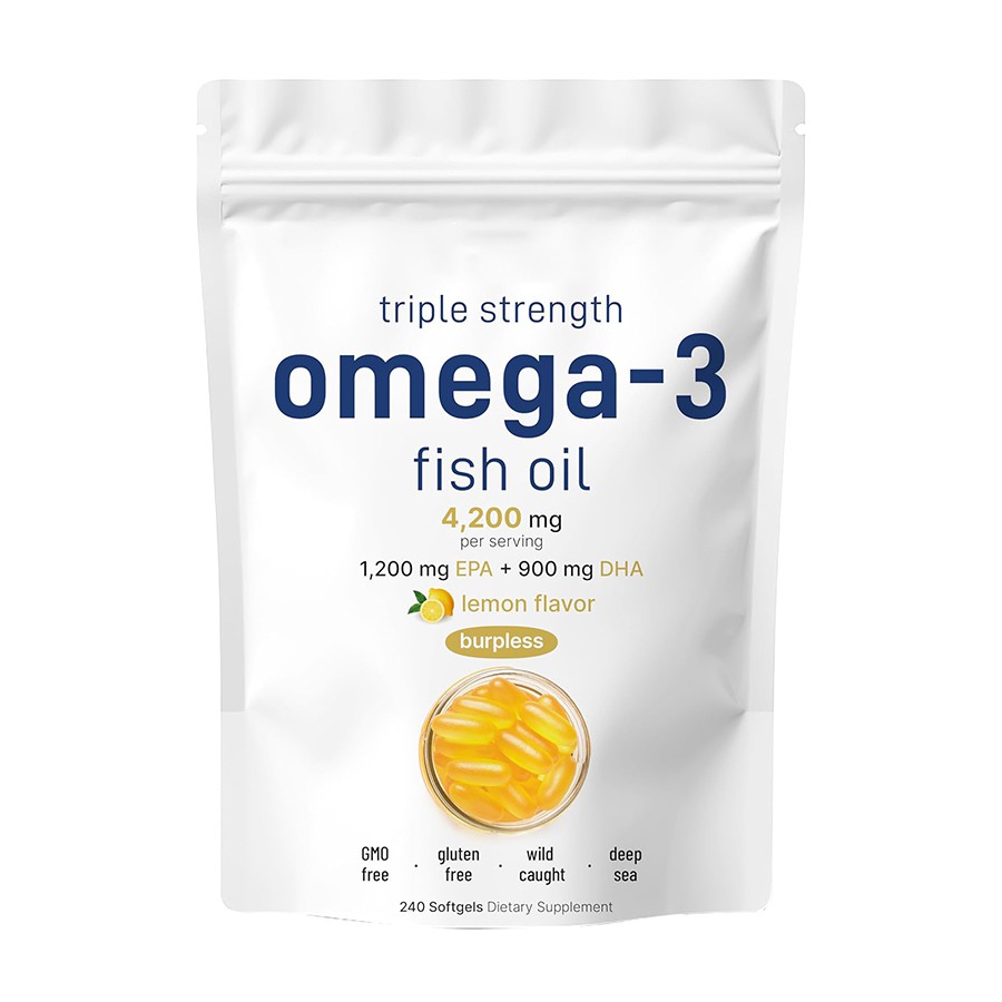 Triple Strength Omega 3 Fish Oil By Micro Ingredients Vitamin Angels
